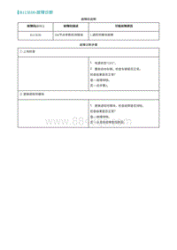 2022埃安AION S维修手册-B115E00-故障诊断