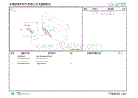 2022埃安AION S零件图-右前门开关面板总成 