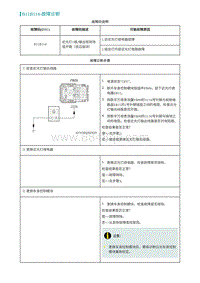 2022埃安AION S维修手册-B11B114-故障诊断