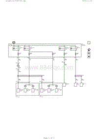 2017凯迪拉克XT5电路图-F14UA F34UA F36UA F36UA F37UA 和 F48UA 保险丝