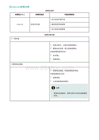 2022埃安AION S诊断-P16E118-故障诊断