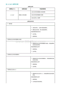 2022埃安AION S维修手册-C1C3087-故障诊断