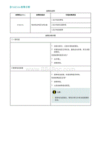 2022埃安AION S诊断-P16E516-故障诊断