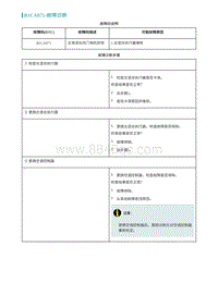 2022埃安AION S诊断-B1CA071-故障诊断