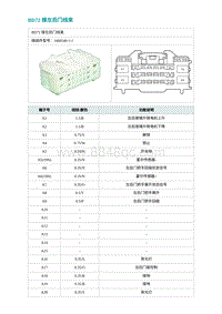 2022埃安AION S电路图-BD72 接左后门线束