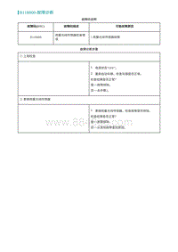 2022埃安AION S维修手册-B11B800-故障诊断