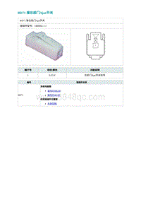 2022埃安AION S电路图-BD71 接左前门Ajar开关