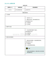 2022埃安AION S维修手册-C207051-故障诊断