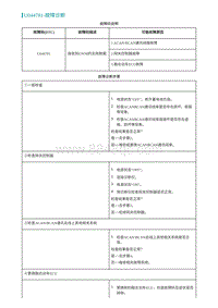 2022埃安AION S诊断-U044781-故障诊断