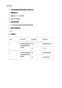 2022长安uni-v故障诊断-23.P214800