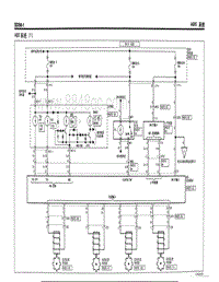 2004年北京现代途胜电路图-ABS系统