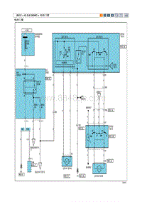 2012途胜G 2.0 DOHC电路图-电动门窗