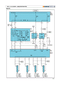 2012途胜G 2.0 DOHC电路图-ABS 防抱死制动系统 