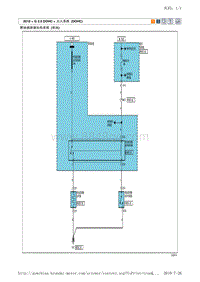 2010途胜G2.0 DOHC电路图-8点火系统 DOHC 