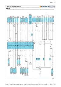 2010途胜G2.0 DOHC电路图-5搭铁分布