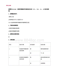 2022长安uni-v故障诊断-24.P013100