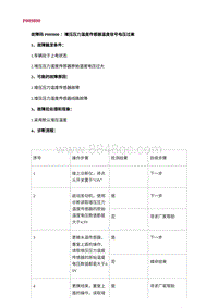 2022长安uni-v故障诊断-32.P009800