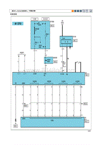 2012途胜G 2.0 DOHC电路图-可聞音頻