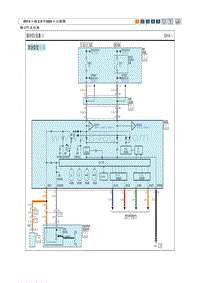 2013现代全新胜达电路图-指示灯 仪表