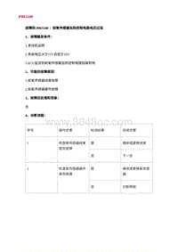 2022长安uni-v故障诊断-19.P003100