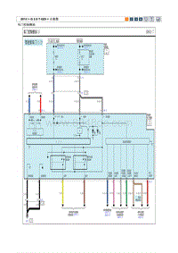 2013现代全新胜达电路图-车门控制模块