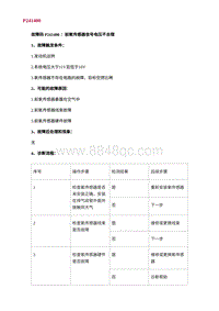 2022长安uni-v故障诊断-26.P241400