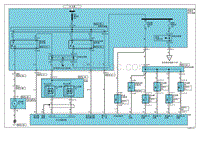 2009北京现代途胜电路图-MFI 控制系统 2.0 汽油 