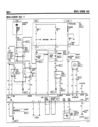 2004年北京现代途胜电路图-鼓风机 空调控制（自动）