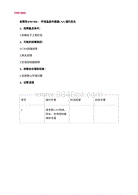 2022长安uni-v故障诊断-22.P007000