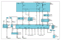 2009北京现代途胜电路图-ETACS（电子时间 警报控制系统）