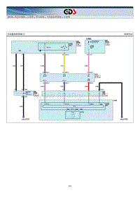 索纳塔G2.4 GDI电路图-方向盘加热系统