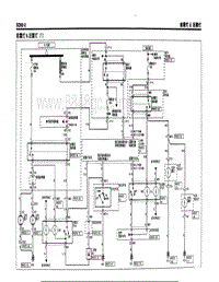 2004年北京现代途胜电路图-前雾灯 后雾灯