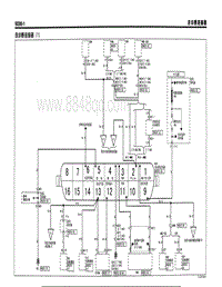 2004年北京现代途胜电路图-自诊断连接器