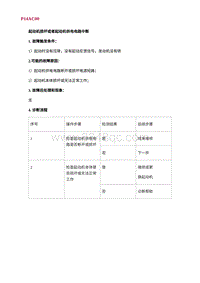 2022长安uni-v故障诊断-43.P14AC00