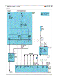 2012途胜G 2.0 DOHC电路图-冷却系统