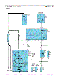 2012途胜G 2.0 DOHC电路图-充电系统