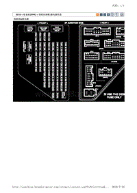 2010途胜G2.0 DOHC电路图-2保险丝熔断 继电器信息