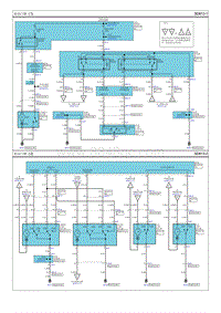 2012现代i30 G2.0电路图-电动门锁