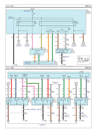 2014现代ix25 G2.0电路图-电动门锁