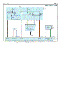 2014现代ix25 G1.6电路图-冷却系统