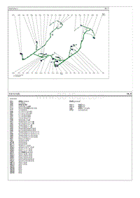 2014现代ix25 G1.6电路图-底板线束