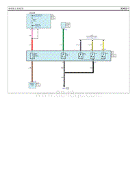 2014现代ix25 G2.0电路图-换档锁止系统