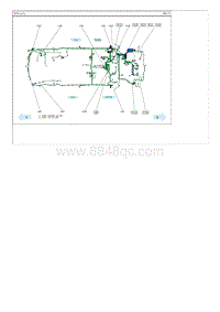 2014现代ix25 G1.6电路图-搭铁点