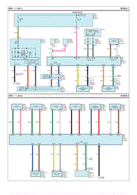 2014现代ix25 G1.6电路图-SRS 空气囊