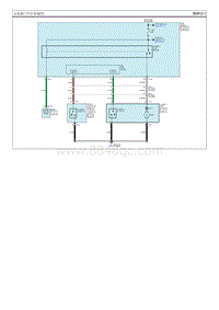 2014现代ix25 G2.0电路图-后备箱门开启系统