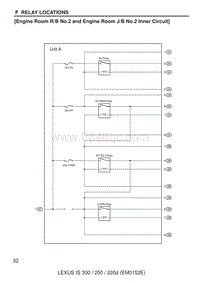 2005-2006雷克萨斯IS系列-F继电器位置 ERJBNo.2-Inn