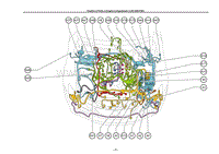 2005-2006雷克萨斯IS系列-发动机舱中零件的位置 4GRFSEL-P1