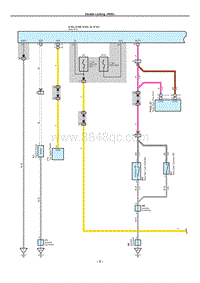 雷克萨斯RX400h电路图-双重锁定-RHD