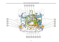 2005-2006雷克萨斯IS系列-发动机舱中零件的位置 4GRFSER-P2