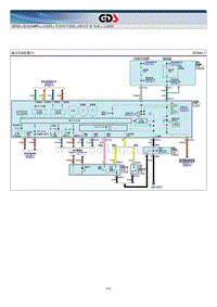 2016现代iX3 G2.4电路图-指示灯 仪表